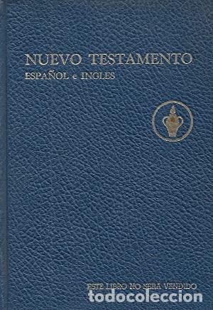Libros: VV. AA.- - Nuevo Testamento. Espa&ntilde;ol e ingl&eacute;s. - Foto 1