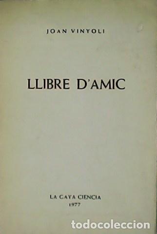 Libros: VINYOLI, Joan.- - Llibre d&acute;amic. - Foto 1