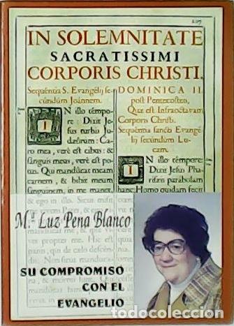 Libros: VV. AA.- - M&ordf; Luz Pena Blanco. Su compromiso con el Evangelio. - Foto 1