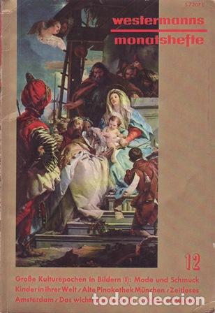 Libros: VV. AA.- - Westermanns Monatshefte. N&ordm; 12. Chefredakteur Hermann Boekhoff. - Foto 1