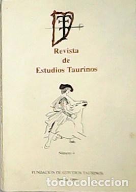 Libros: VV. AA.- - Revista de Estudios Taurinos. N&uacute;mero 4. - Foto 1