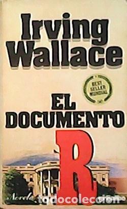 Libros: WALLACE, Irving.- - El Documento R. Traducci&oacute;n de M&ordf;. Antonia Menini. - Foto 1