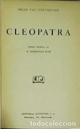 Libros: WERTHEIMER, Oscar von.- - Cleopatra. - Foto 1