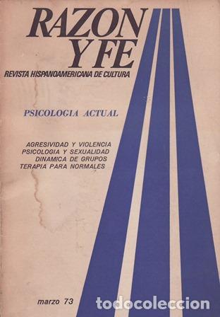 B&uuml;cher: VV. AA.- - Raz&oacute;n y Fe. Revista Hispanoamericana de Cultura. N&ordm; 902. Marzo 1973