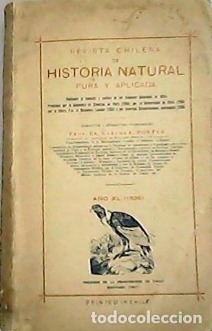 Libros: VV. AA.- - Revista Chilena de Historia Natural Pura y Aplicada. Dedicada al fomento y cultivo de las