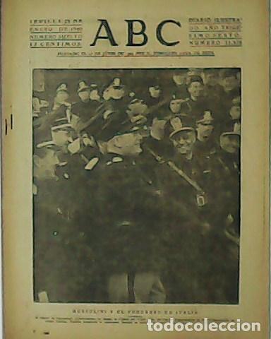 Libros: ABC. A&ntilde;o trig&eacute;simo sexto. N&ordm; 11.378. Art&iacute;culo de Crist&oacute;bal de Castro. - Foto 1