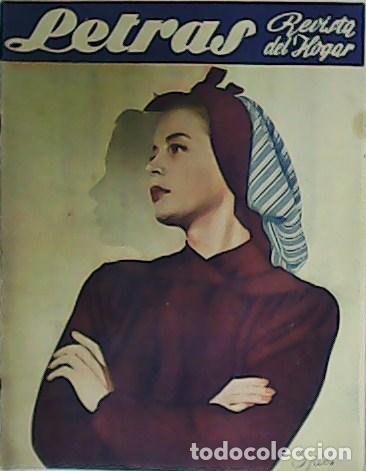 Libros: LETRAS. Revista de hogar. A&ntilde;o VI. N&ordm; 62. - Foto 1