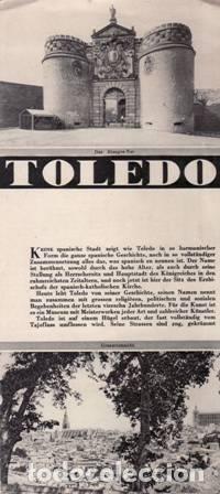 Libros: TOLEDO. Tr&iacute;ptico desplegable. - Foto 1