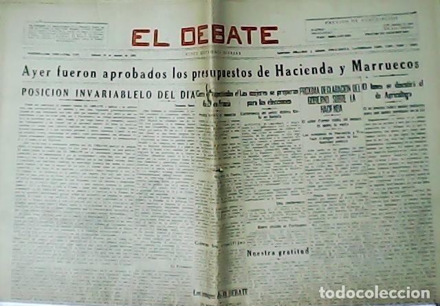 Libros: EL DEBATE. A&ntilde;o XXII. N&ordm;7.017. - Foto 1