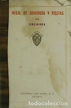 Libros: Misal de Domingos y Fiestas. - Foto 1