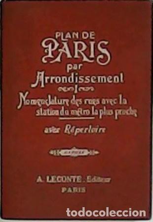 Libros: Plan de Paris par Arrondissement. - Foto 1