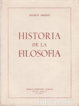 Libros: AMERIO, Franco.- - Historia de la Filosof&iacute;a. - Foto 1