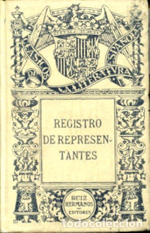 Libros: RUEDA, Lope de.- - Registro de representantes. - Foto 1