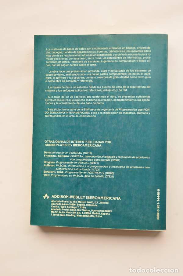 Libros: Introducci&oacute;n a los sistemas de bases de datos - DATE, J. C. - Foto 3