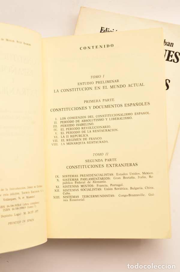 Libros: Constituciones espa&ntilde;olas y extranjeras - ESTEBAN, Jorge (edici&oacute;n de) - Foto 5
