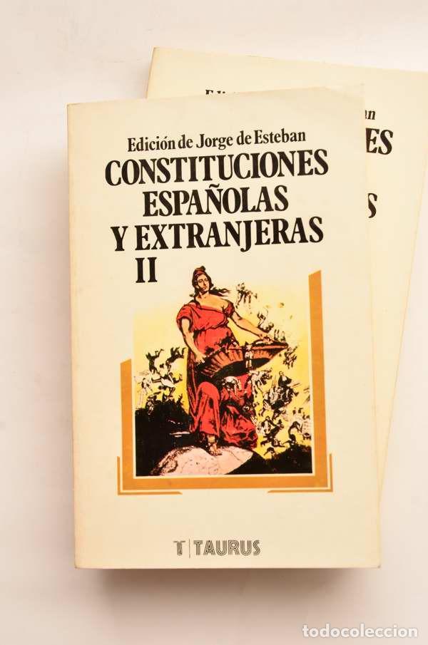 Libros: Constituciones espa&ntilde;olas y extranjeras - ESTEBAN, Jorge (edici&oacute;n de) - Foto 7