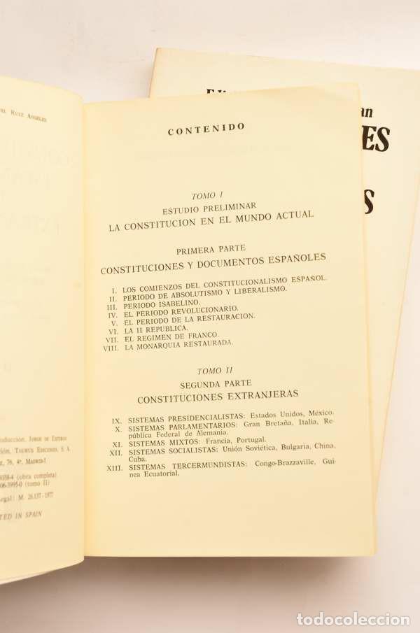 Libros: Constituciones espa&ntilde;olas y extranjeras - ESTEBAN, Jorge (edici&oacute;n de) - Foto 9