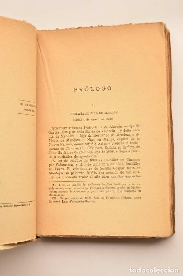 Libros: Ruiz de Alarcon. Teatro - RUIZ DE ALARC&Oacute;N, Juan - Foto 3
