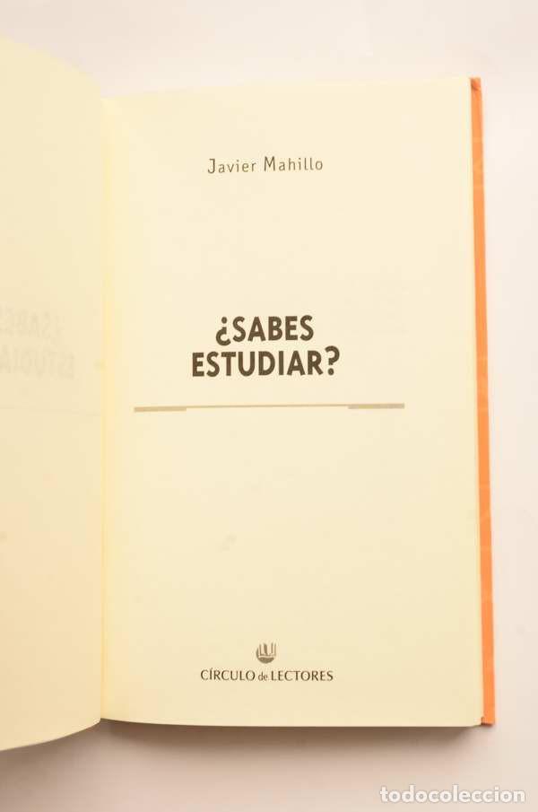 Libros: &iquest;Sabes estudiar? - MAHILLO, Javier - Foto 2