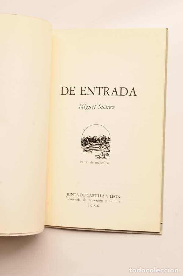 Libros: De entrada - SU&Aacute;REZ, Miguel - Foto 2