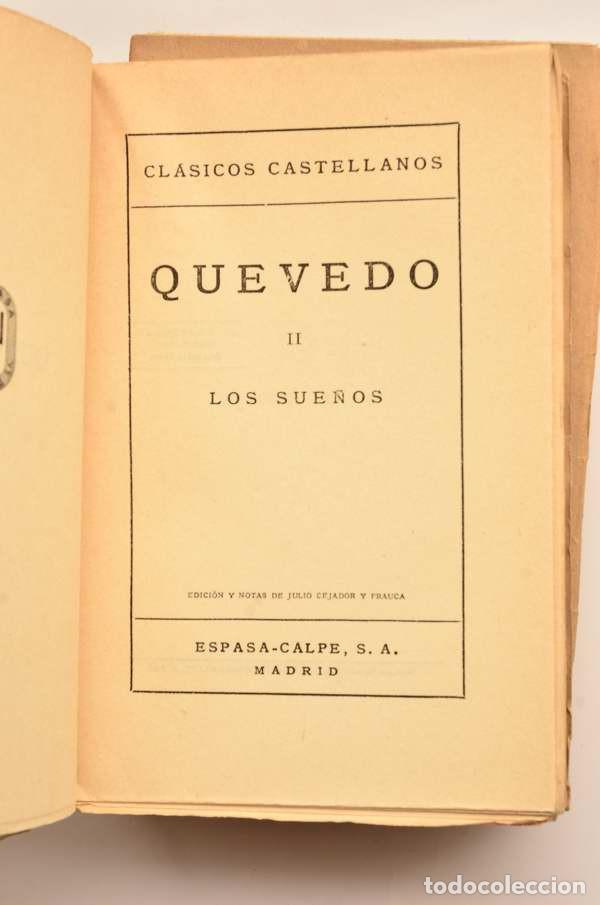 Libros: Quevedo. Los sue&ntilde;os - QUEVEDO, Francisco de - Foto 4