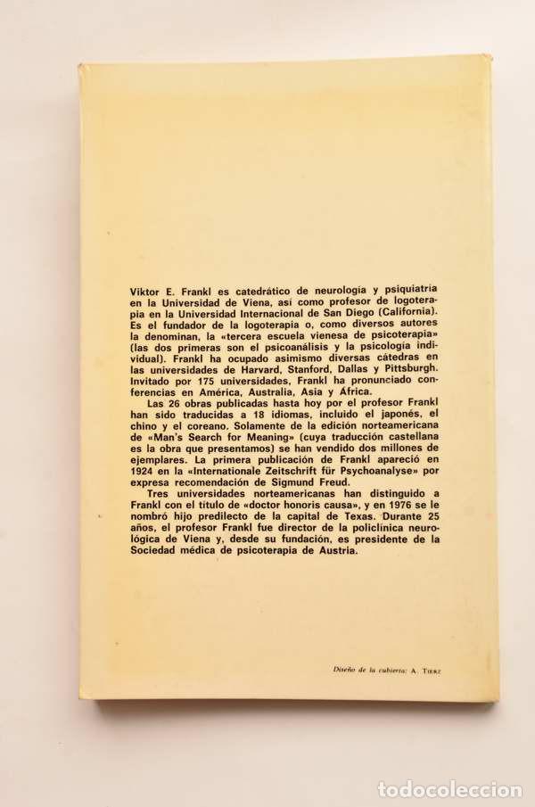 Libros: El hombre en busca de sentido - FRANL, Viktor E. - Foto 3