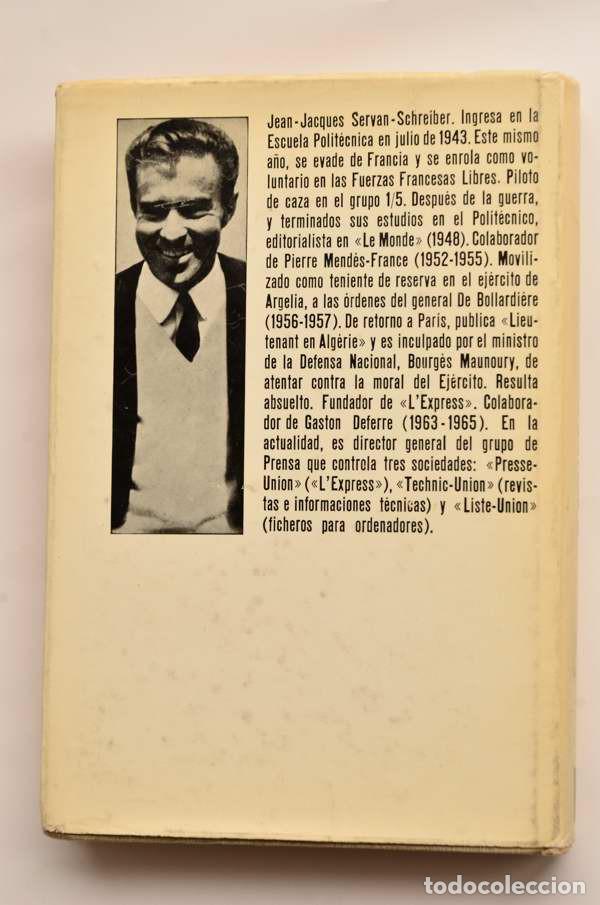 Libros: El desaf&iacute;o americano - SERVAN-SCHREIBER, Jean-Jacques - Foto 4