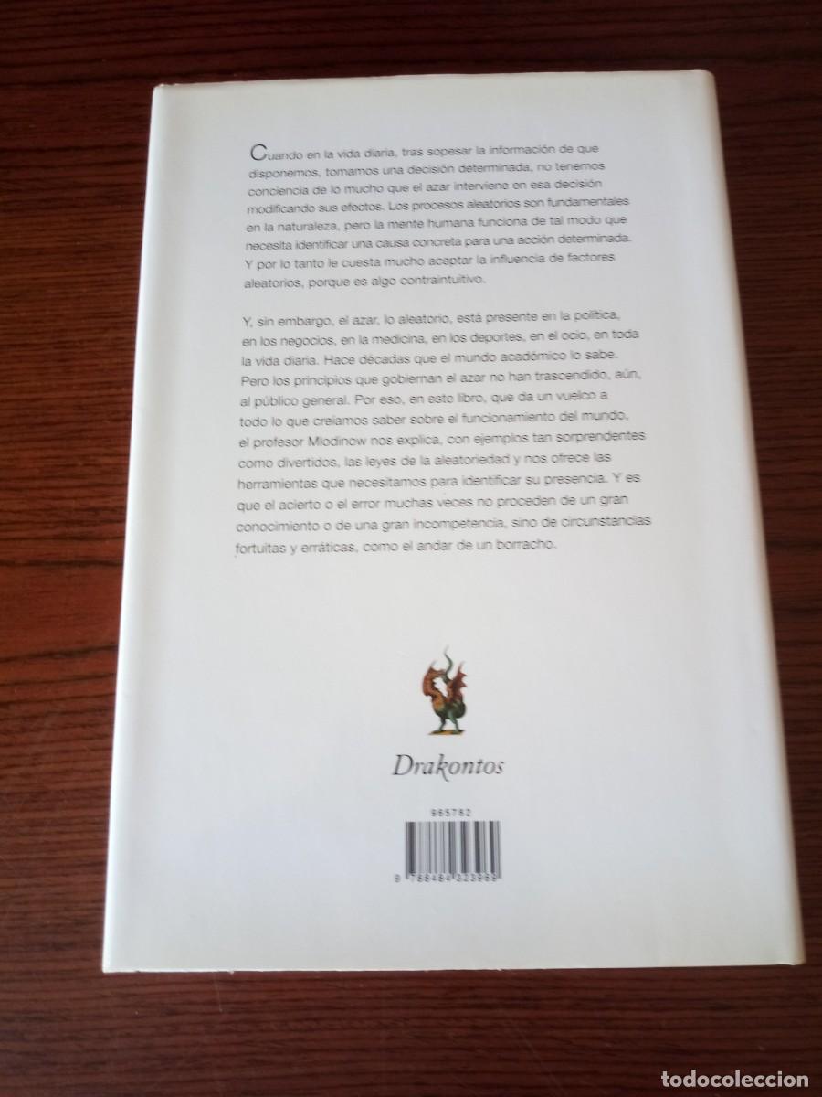 Libros: &rdquo;El andar del borracho&rdquo;, Leonard Mlodinow - Foto 2