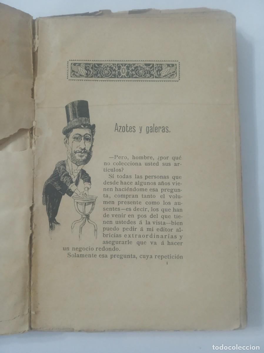 Libros: AZOTES Y GALERAS ( MARIANO DE CAVIA , 1891 ) - Foto 3