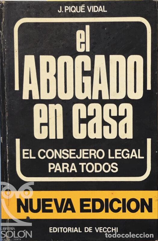 Libros: El abogado en casa - Juan Piqu&eacute; Vidal - Foto 1