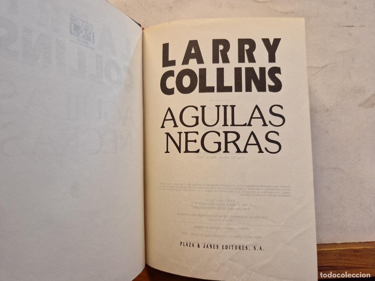 Libros: LARRY COLLINS. AGUILAS NEGRAS. - Foto 1
