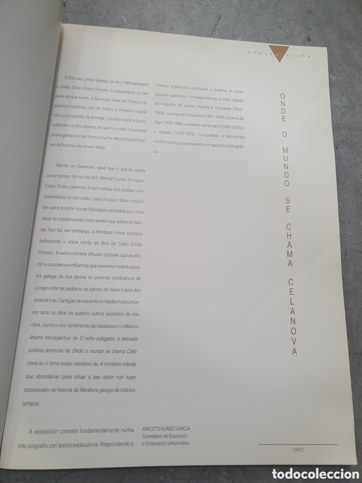 Libros: Celso Emilio Ferreiro. Xunta de Galicia. (L110) - Foto 2
