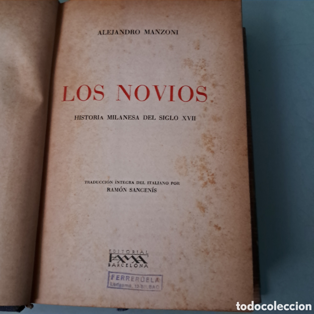 Libros: Alejandro Manzoni Los novios - Foto 2