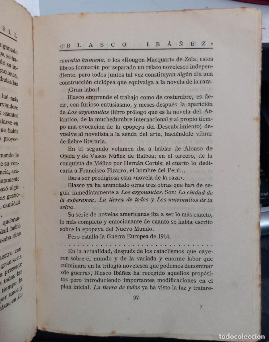 Libros: Blasco Ib&aacute;&ntilde;ez. - GASC&Oacute; CONTELL, Emilio: - Foto 6