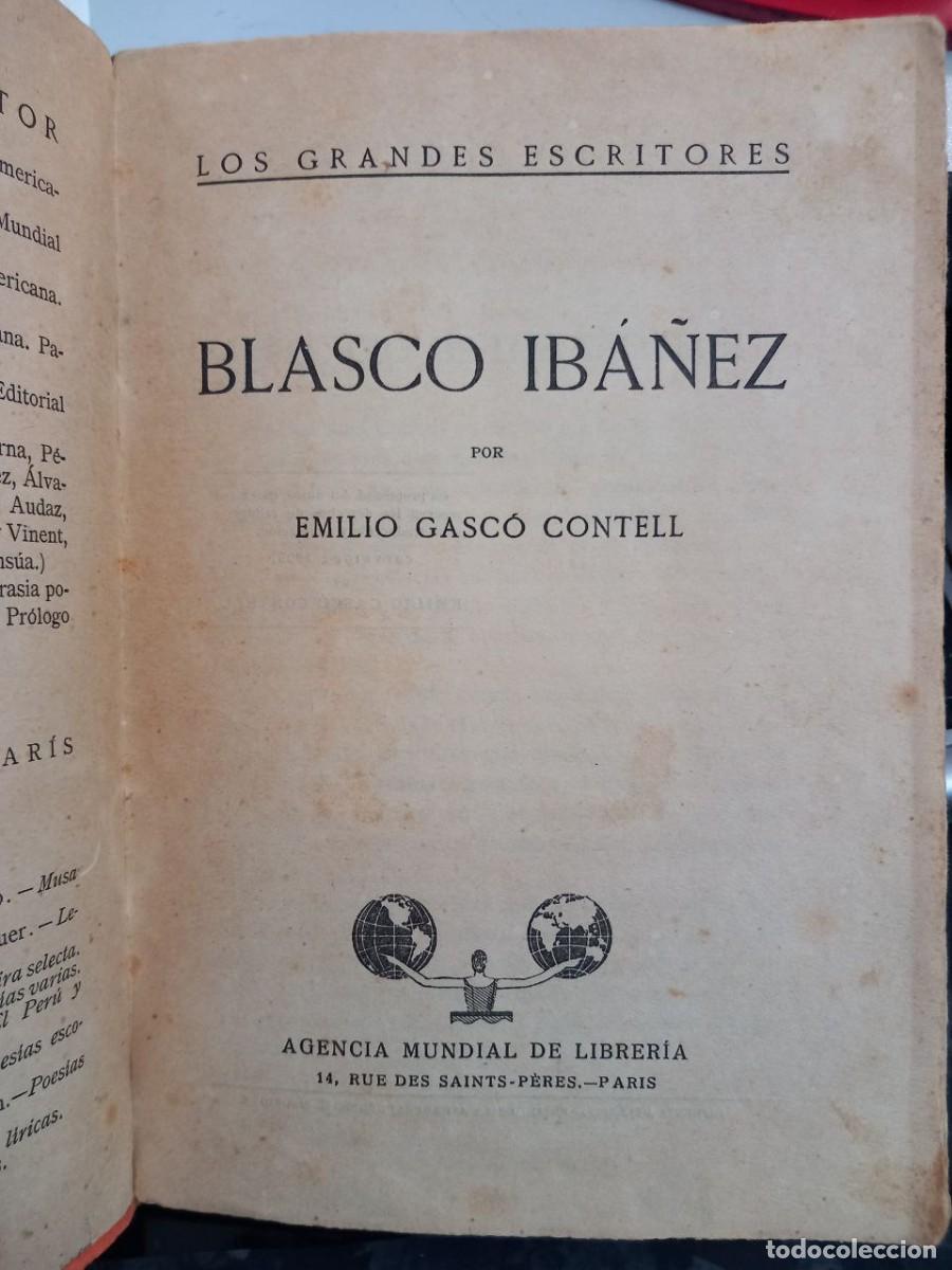 Libros: Blasco Ib&aacute;&ntilde;ez. - GASC&Oacute; CONTELL, Emilio: - Foto 9