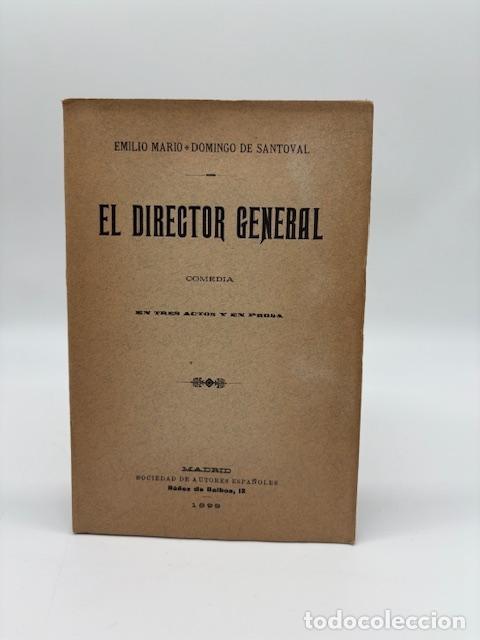 Libros: DOMINGO DE SANTOVAL, Emilio Mario. - El director general. - Foto 1