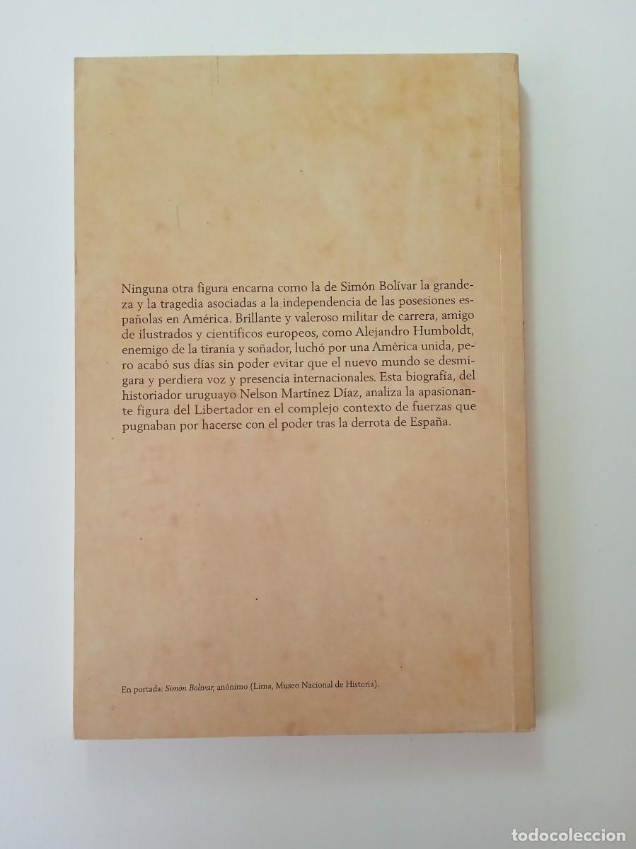 Libros: SIM&Oacute;N BOLIVAR - NELSON MART&Iacute;NEZ D&Iacute;AZ - Foto 2