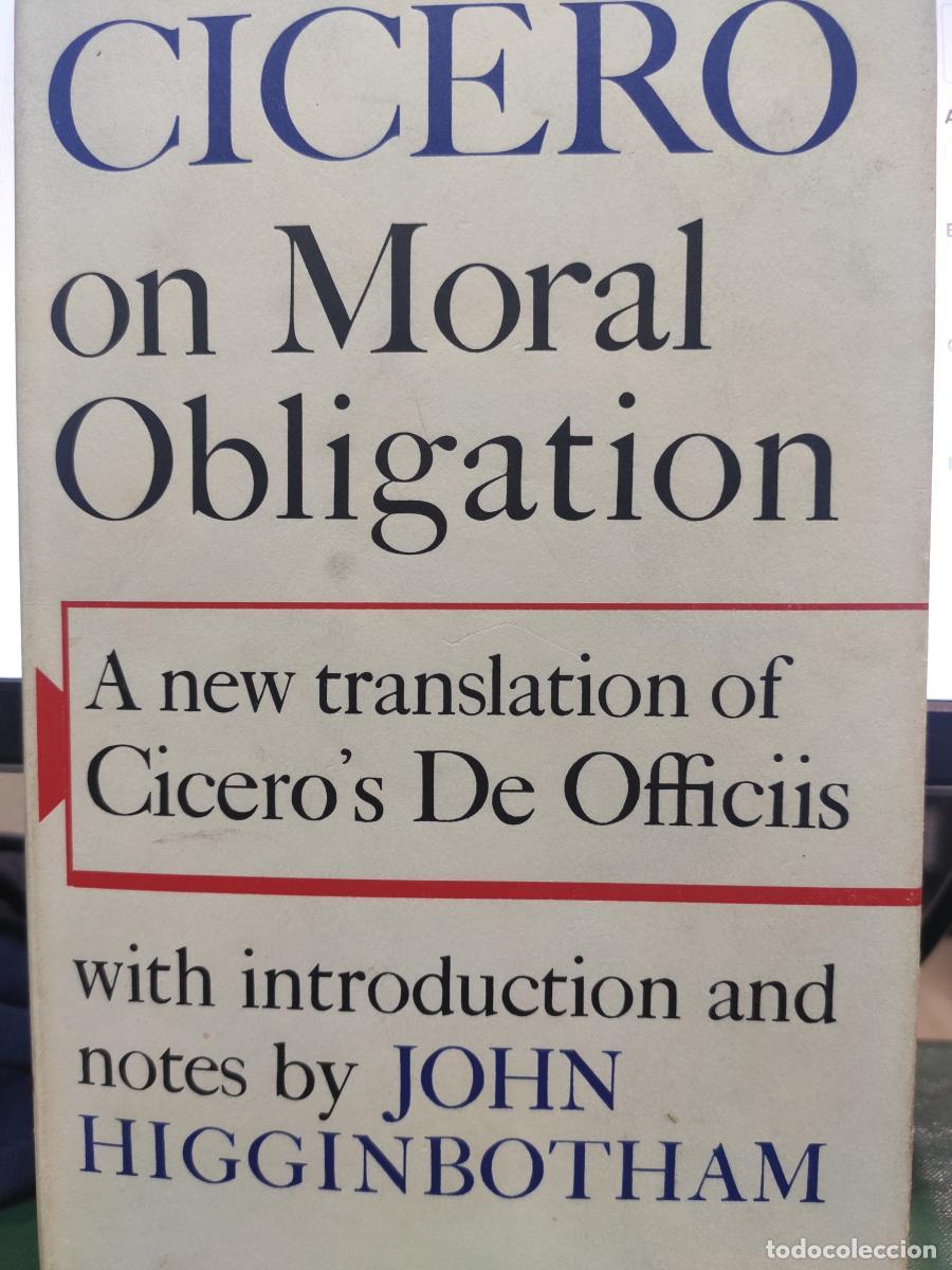 Libros: CICERO on Moral Obligation. - Ciceron. - Foto 1