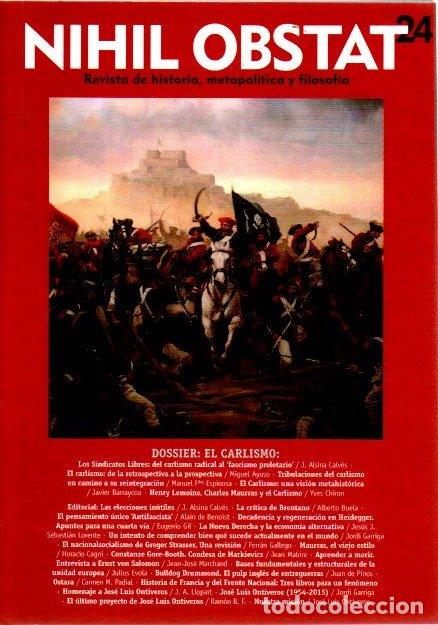 Libros: Nihil Obstat 24. Dossier: el carlismo - NO CONSTA AUTOR - Foto 1