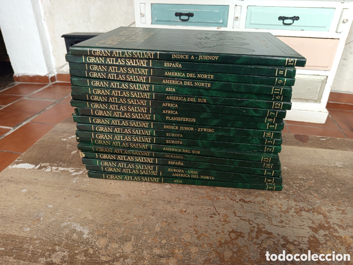 Libros: Gran atlas Salvat 18 tomos - Foto 2
