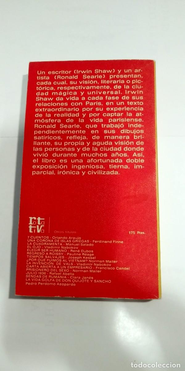 Libros: Par&iacute;s, Par&iacute;s Irwin Shaw/Ronald Searie - Foto 2