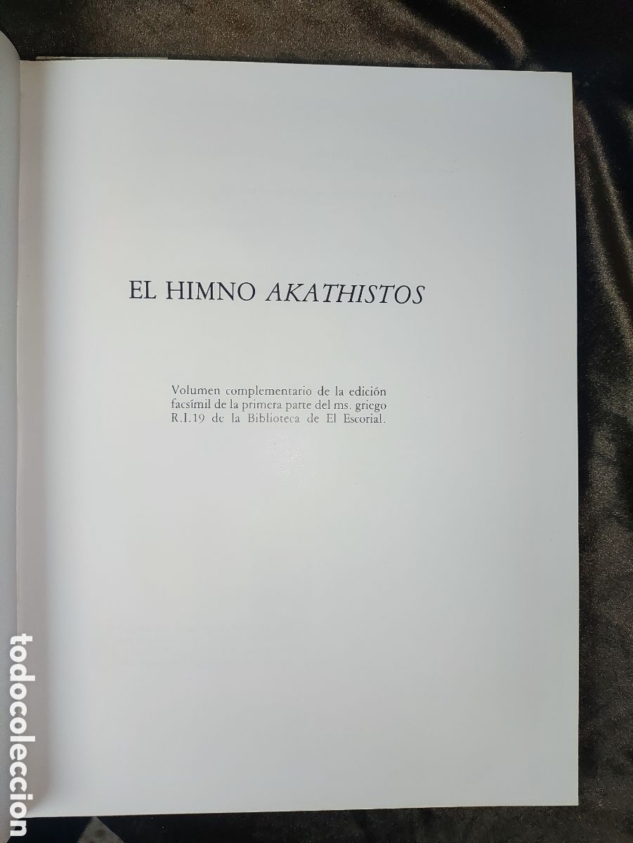 Libros: FACS&Iacute;MIL, EL HIMNO AKATHISTOS (HIMNO MARIAL GRIEGO), FACS&Iacute;MIL , Edit.Edilan, 1981 - Foto 7