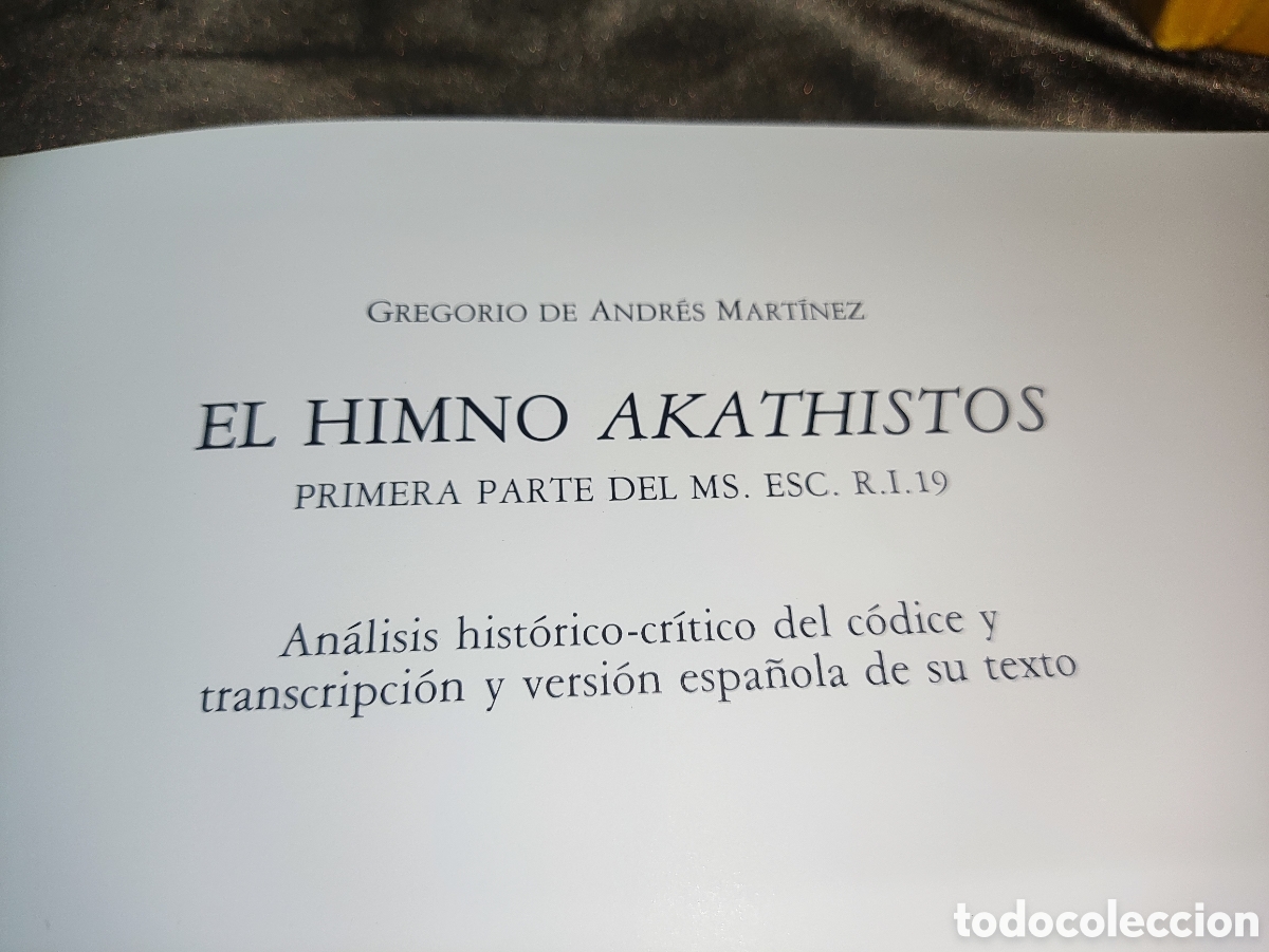 Libros: FACS&Iacute;MIL, EL HIMNO AKATHISTOS (HIMNO MARIAL GRIEGO), FACS&Iacute;MIL , Edit.Edilan, 1981 - Foto 11