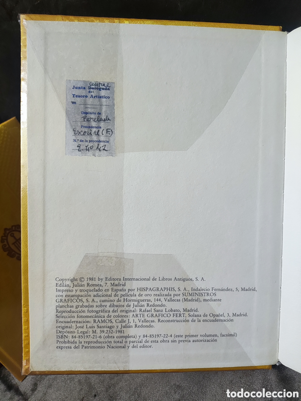 Libros: FACS&Iacute;MIL, EL HIMNO AKATHISTOS (HIMNO MARIAL GRIEGO), FACS&Iacute;MIL , Edit.Edilan, 1981 - Foto 15