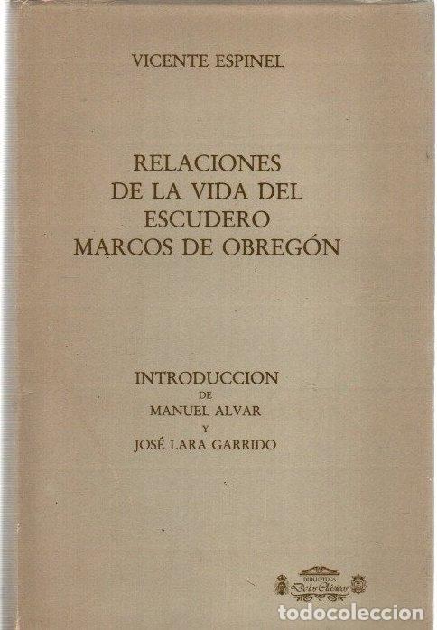 Libros: Vida del escudero Marcos de Obreg&oacute;n - Espinel, Vicente - Foto 1