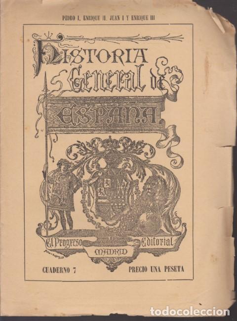 books: HISTORIA GENERAL DE ESPA&Ntilde;A ESCRITA POR INDIVIDUOS DE N&Uacute;MERO DE LA REAL ACADEMIA DE LA HISTORIA. CUAD