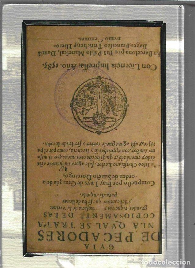 Libros: GUIA DE PECADORES (FACSIMIL) (2 TOMOS) - FRAY LUIS DE GRANADA - Foto 1