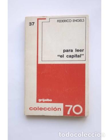 Libros: Para leer El Capital - ENGELS, Friedrich - Foto 1