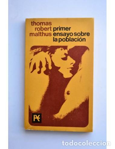 Libros: Primer ensayo sobre poblaci&oacute;n - MALTHUS, Thomas Robert - Foto 1