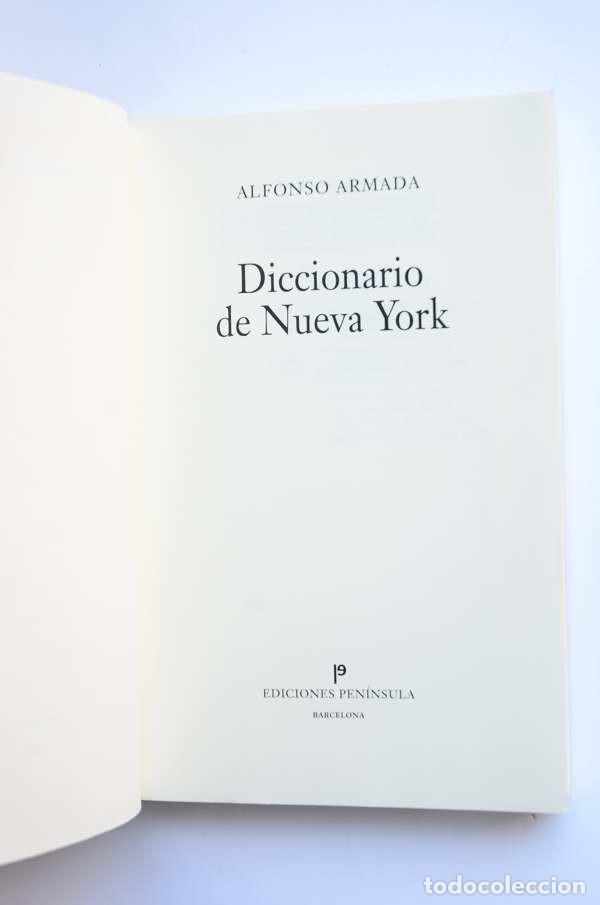 Libros: Diccionario de Nueva York - ARMADA, Alfonso - Foto 2